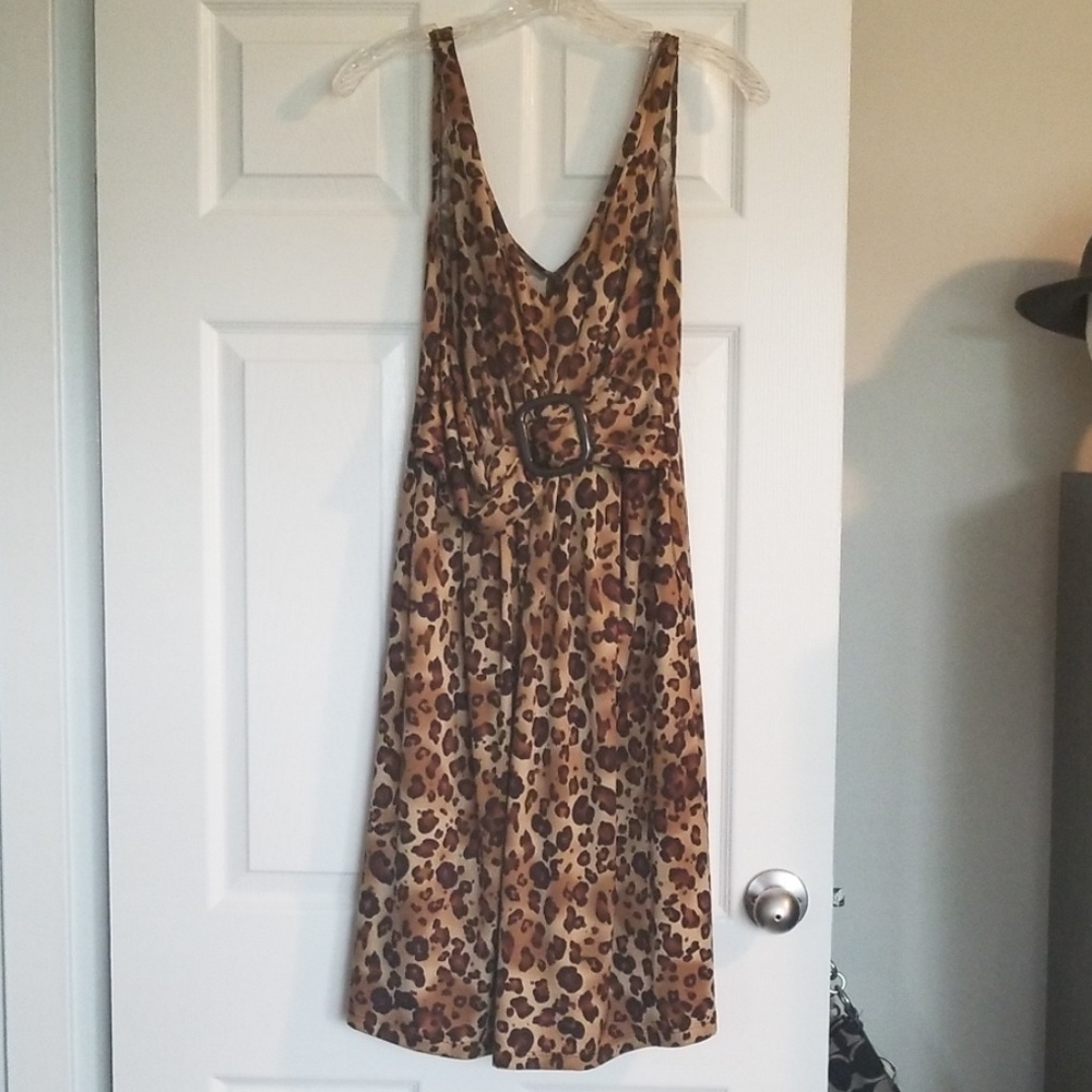Leopard Print Dress